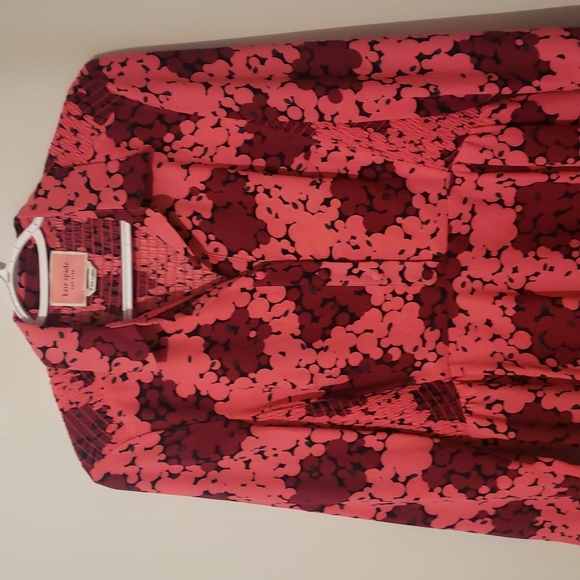 Kate spade rare bubble pink longsleeve dress size 8 - Picture 3 of 5